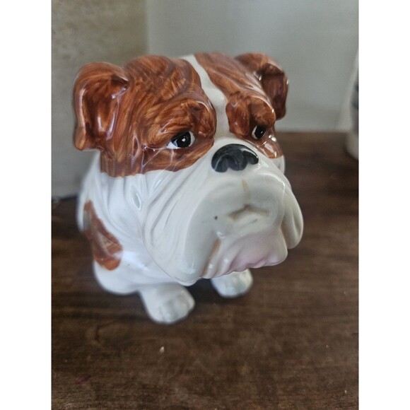 Ceramic English Bull Dog Vintage - Picture 1 of 8